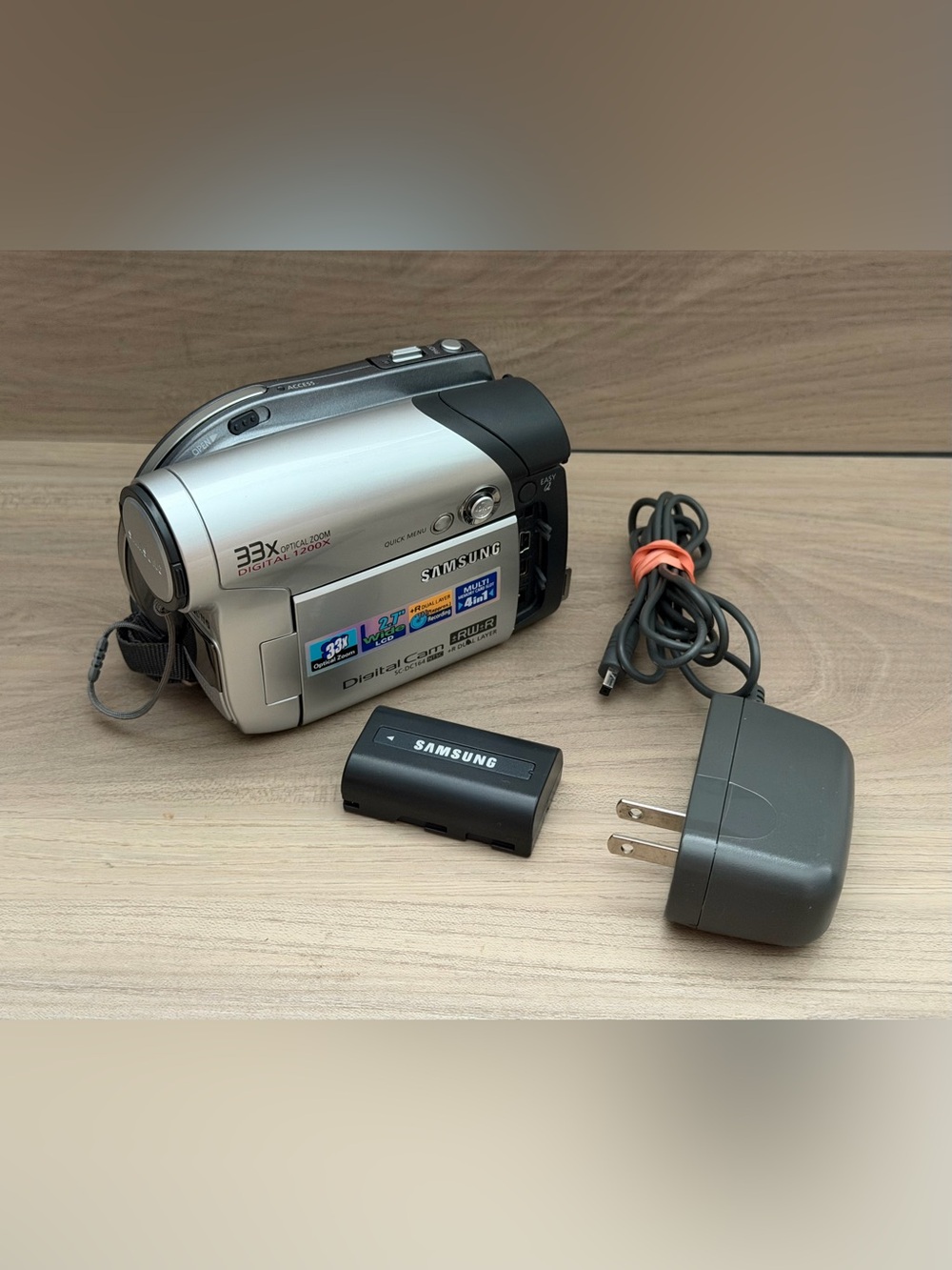 Samsung SC-DC164 Camcorder 33x Optical Zoom tested